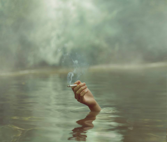 Smoke and the water...